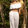 Azure Pant|Blanco By Nature Hot
