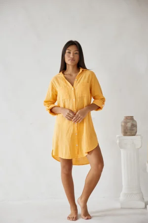 Cabana Shirt Dress|Blanco By Nature Clearance