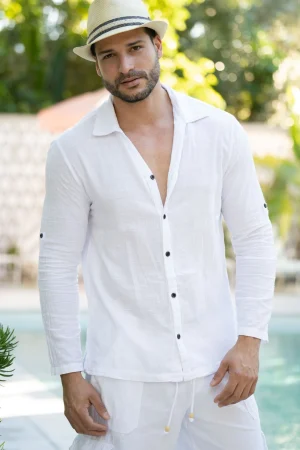 Capri Classic Long Sleeve Top|Blanco By Nature Hot