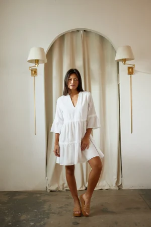 Gabbi Dress|Blanco By Nature Outlet