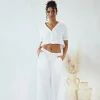 Rexa Crop Blazer|Blanco By Nature Discount